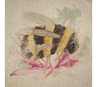 Luxury Cotton Rich Digital Printed Linen Fabric Panels Wild Life Pets - ONE Panel 46 x 46cm
