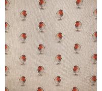 Luxury Cotton Rich Digital Printed Linen Fabric Wild Life Pets Sold by The Metre - Fat Quarter 50 x 65cm