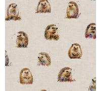 Luxury Cotton Rich Digital Printed Linen Panels & ALLOVERS Wild Life Pets - Fat Quarter
