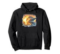 Luxury Cruise Ship Ocean Sunset Vacation Pullover Hoodie