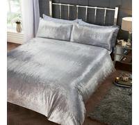 Tiffany Duvet Set Rapport Home Silver Super King