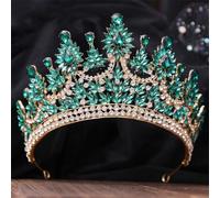 Luxury Crystal AB Tiaras Crown For Bridal Women Girls Wedding Diadem Princess Party Hair Dress Jewelry H219 Gold EN8