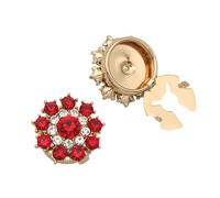 Luxury Crystal-Alloy Cufflinks For Formal Wear Vibrant Glass Accents Business & Evening Accessories Colorful Evening Wear Accessories