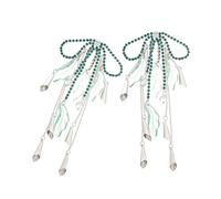 Luxury Crystal Drop Earrings Butterfly Bowknot Floral Petal Design Women Fashion Statement Jewelry Accessories Women's Luxury Bridal Earrings