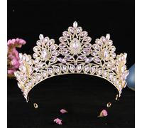 Luxury Crystal Gem Bridal Crown Wedding Jewelry Women's Hair Accessories 11