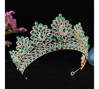 Luxury Crystal Gem Bridal Crown Wedding Jewelry Women's Hair Accessories 14