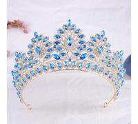 Luxury Crystal Gem Bridal Crown Wedding Jewelry Women's Hair Accessories 17