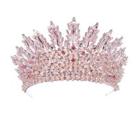 Luxury Crystal Queen Wedding Crown Rhinestones Bride Diadem Pageant Headbands 868
