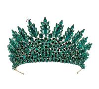 Luxury Crystal Queen Wedding Crown Rhinestones Bride Diadem Pageant Headbands En8