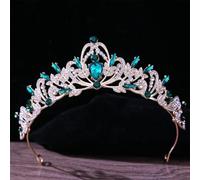 Luxury Crystal Wedding Crown Bridal Hair Accessories Women Crown Rhinestones Tiaras Bride Party Crowns Style AB Gold EN8