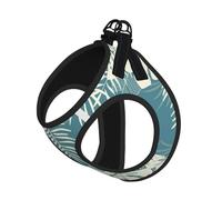 Luxury Cute Leaves Print Pet Leash Vest,Breathable Mesh Pet Harness, Reflective For Small Medium Dogs Safe Easy Walking