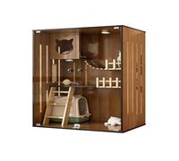 Luxury Deluxe Cat Villa The Ideal Large Indoor House Panoramic Cage Cat Enclosure