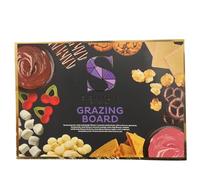 Luxury Dessert Grazing Board Kit 250g - Gourmet Chocolate Dipping Gift Set with Marshmallows, Wafers, Honeycomb & Sweets | Chocolate Fondue Box for Christmas, Movie Nights & Family Sharing