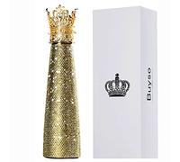 Luxury Diamond Water Bottle Gold Bling Reusable Insulated Stainless Steel Premium Aesthetic Gift(Golden Rhinestone)