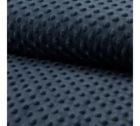 Luxury Dimple Supersoft Cuddle Fleece Fabric Material - Jeans, 1Mtr-150cmx100cm