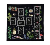 Luxury Divination Mat Complicated Symbol Washable Fabric Easy Storage Tarot Accessories Mysterious Artwork Mystic Divination Cloth Velvet