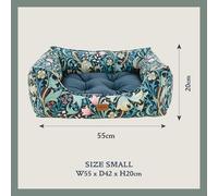 Morris & Co Golden Lily Small Square Pet Bed