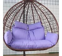 Luxury Double Hammock Swing Chair Cushion Pad Replacement for Outdoor Patio Wicker Loveseat & Hanging Chairs Perfect for 2 Persons on Balcony & Backyard Relaxation