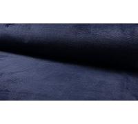 Luxury Double Sided Coral Cuddle Fleece Fabric Material - Navy, 1Mtr 150cmx100cm
