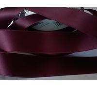 Luxury Double Sided Satin Ribbon 50 mm Burgundy 1 Metre