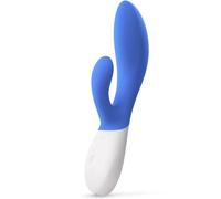 Luxury Dual Action Bunny Vibrator with WaveMotion California Sky, Size 20 cm x 6.5 cm x 4.5 cm, Poids 0.375 Kg, Color Light Blue