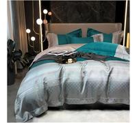 Luxury Egyptian Cotton Bedding Set 4Piece Smooth Satin Duvet Cover & Pillowcases Soft & Breathable Sheet Ensemble for Ultimate Comfort and Style