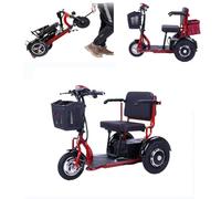 Luxury Electric Wheel Mobility Scooter Folding Lightweight Travel Travel Car Wheelchair Equipment Seniors Disabled Compact Travel,30cm/12in