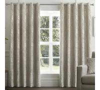 Chateau Pair of Eyelet Lined Curtains