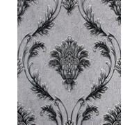 Luxury Embossed Textured Damask Vinyl Metallic Glitter Boutique Wallpaper SW1412