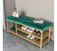 Luxury Entryway Bench with Boot Storage, Upholstered Shoe Organizer, Modern Shoe Rack, Perfect for Hallway, Easy Storage Solution