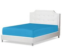 Luxury Extra Deep 16”(40cm) Fitted Sheets 200 Thread Count Egyptian Cotton bedding Luxurious Bedsheet (Teal, Single: (90x190cm) + 40cm/16 inches Deep)
