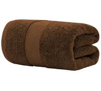 Luxury Extra Large Jumbo Bath Sheet (100% Egyptian Cotton, 600-GSM) Premium Quality Super Soft Bath Towels Set Quick Dry and Highly Absorbent Gym, Spa Towel 90 x 190 cm (1, Chocolate Brown)