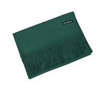 Luxury Extra large large super soft wool Blended Pashmina shawl scarf scarves Hijab (Green)