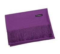 Luxury Extra large large super soft wool Blended Pashmina shawl scarf scarves Hijab (purple)