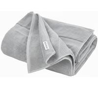 Luxury Extra Large Super Jumbo Bath Sheets 100% Egyptian Cotton Towels 100x200cm, 600 GSM - Oversized Bath Towel, Ultra Absorbent, Plush Premium Quality Single Pack (Silver)