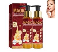 Luxury Face Body Oil,Bee Venom Wrinkle Firming Multi-Purpose Essence, Magic Firming Body Oil For Saggy Skin,Tightening & Hydrating Luxury O/Il For All Skin Types,Plumps & Smooths Dry Skin (2 PCS)