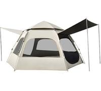 Luxury Family Dome Tent Automatic Pop Up Camping Tent for 4-6 People, Portable Foldable Backpacking Tent with Carry Bag for Outdoor Hiking Travel Learned extensively