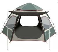 Luxury Family Dome Tent Automatic Pop Up Camping Tent for 4-6 People, Portable Foldable Backpacking Tent with Carry Bag for Outdoor Hiking Travel Learned extensively