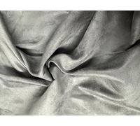 Luxury Faux Suede Fabric Material 225g - NEW GREY, 1metre 150cm x 100cm