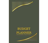 Luxury Financial Planner & Undated Budget Tracker: Hardcover Money Management Journal with Net Worth, Bills & Expense Trackers | 200 Pages | Military Green & Gold