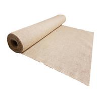 Luxury Fine Woven Hessian Jute 100Cm Wide Burlap Natural Craft Upholstery Sack Cloth - 4M In Length