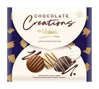 Luxury Finest Victoria Chocolate Creations Biscuits | Gift Biscuits | Chocolate Biscuits | Cookies Gift | Perfect for Xmas Gifts | Christmas Selection Box 307g (1 Box)