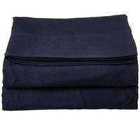 Luxury Flat Sheet Elegant Comfort Wrinkle-Free 1500 Premier Hotel Quality 1-Piece Flat Sheet, Full, Navy Blue