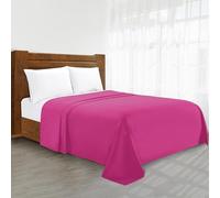 Luxury Flat Sheet Elegant Comfort Wrinkle-Free 1500 Thread Count Egyptian Quality 1-Piece Flat Sheet, Queen, Pink