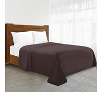 Luxury Flat Sheet Elegant Comfort Wrinkle-Free 1500 Thread Count Egyptian Quality 1-Piece Flat Sheet, King, Chocolate Brown