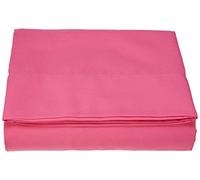 Luxury Flat Sheet Elegant Comfort Wrinkle-Free 1500 Thread Count Egyptian Quality 1-Piece Flat Sheet, Queen, Pink