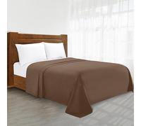 Luxury Flat Sheet on Amazon Elegant Comfort Wrinkle-Free 1500 Thread Count Egyptian Quality 1-Piece Flat Sheet, Twin/Twin XL Size, Taupe