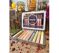 Luxury Flavoured Salts Selection (10 SALTS) The Garnish Club White One Size