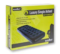 Luxury Flocked Single Airbed Camping Outdoor Leisure