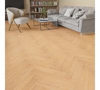 Luxury Flooring Halston Herringbone Effect 8mm Laminate Click Flooring - 1.8M2